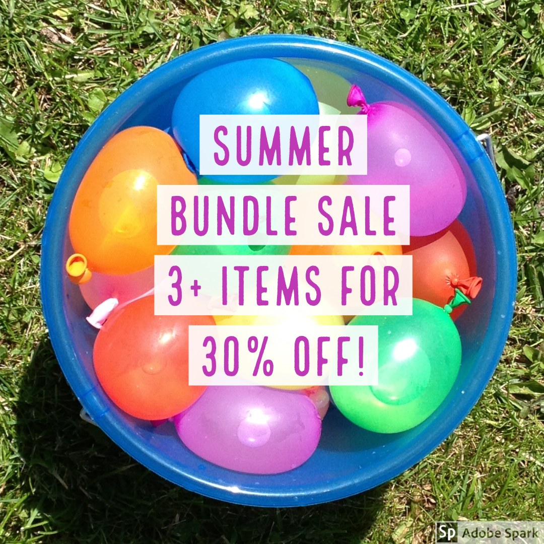 Summer Bundle Sale with water balloons